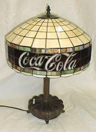 Coca Cola Round Shade Table Lamp - American Collectibles