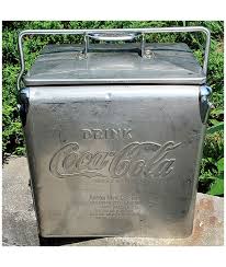 1940's to 1950's COCA COLA STAINLESS STEEL 6 PACK COOLER ...