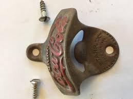 VINTAGE 1923 COCA-COLA STARR "X" OLD CAST IRON WALL MOUNT BOTTLE OPENER | #1851628298