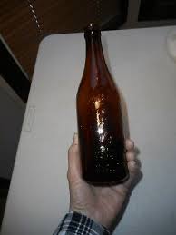 Vintage Indianapolis Brewing Co. Amber Brown Embossed Bottle ...