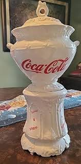 15" Coca-Cola Cookie Jar Vase Vintage Victorian Style Coke ...