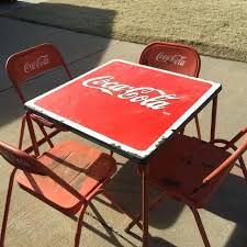 Find more Final Price Drop Antique Coca Cola Table With 4 Chairs for sale at up to 90% off