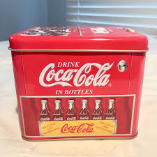 Vintage Coca Cola Tin Cooler Container “drink Coca Cola in ...