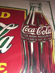 ICE COLD COCA COLA SOLD HERE Rustic Green Reproduction 1923 ...