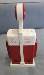 Vintage Coke Cola Salt Pepper Shaker soda Vending machine ...