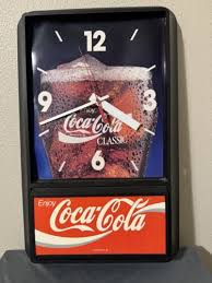 Vintage 1994 Enjoy Coke Coca Cola Plastic Wall Clock 21" x 13" Ridan Display | eBay