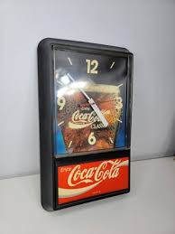 Vintage 1993 Enjoy Coke Coca Cola Plastic Wall Clock Display 21" x 13" | eBay
