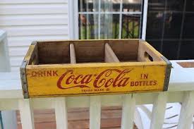 Vintage Coca Cola Wood Crate with 3 Compartment - Very ...