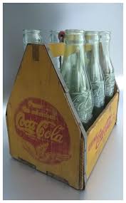 Yellow Red COCA COLA 1940'S ERA WW 2 War Wings 6 Bottle ...