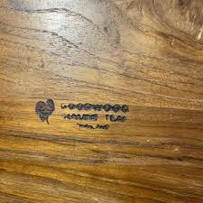 VTG MCM Teak Wooden Centerpiece Salt Pepper Shaker Napkin ...