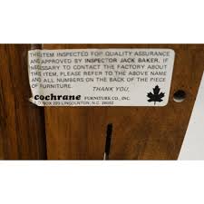 Cochrane Furniture Chesapeake Oak Collection Queen Size ...