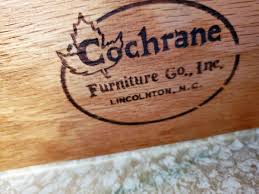 Vintage Maple Cochrane Furniture China Cabinet with Hutch ...