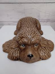 Ceramic Brown Cocker Spaniel Puppy Dog Figurine Vintage Hand ...
