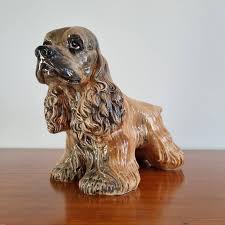 Mid Century Ceramic Dog Statue, Signed A/7483 C.S.M. Italy ...