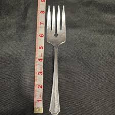 Oneida Elegant Silver Plated Serving Fork In | Mercari