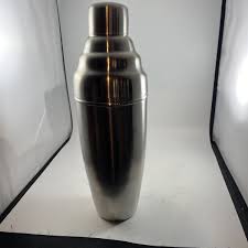 Vintage Dial A Drink Cocktail Shaker - Stainless Steel, 13 ...