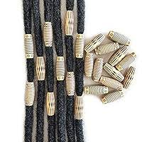 Buy 60PCS Dreadlocks Beads Wood-like Hair Jewerly ...