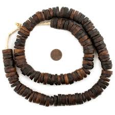 Brown Bone Disk Beads (16-18mm) — The Bead Chest