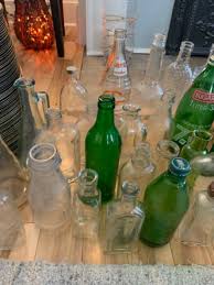 Lot of glass decorations