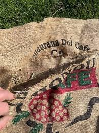 100 Used Empty Coffee Hessian Burlap Jute Linen Bags Sacks Garden - 100 Sacks | eBay