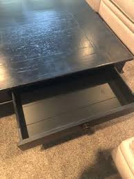 Arhaus Allegro Wood Coffee Table Rubbed Noir 63” for Sale in ...
