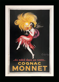 COGNAC MONNET Custom Framed Vintage Wine & Spirit ...