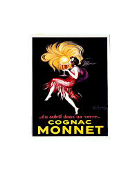 Cognac Monnet Du Soleil Dans Un Verre Vintage Food ...