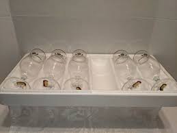 Vintage 5 AUGSBURGER Beer Rastal Glasses Pedestal Stem Tulip Bowl 7.5" | eBay