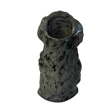 Dogs by Nina Lyman Vase Gray Poodle Dog - Etsy