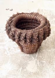 Vintage • Woven Needle Basket • Native American - Etsy