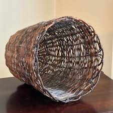 Vintage Twig Planter Basket | Chairish