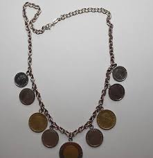 Stunning STERLING SILVER 925 Chain ITALIAN COIN Necklace | eBay