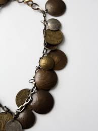 vintage world coin necklace – 86 Vintage