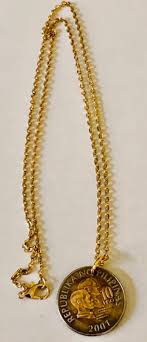 Philippines Coin Necklace Pendant Philippians 10 Piso Personal Vintage Handmade Jewelry Gift Friend Charm for Him Her World Coin Collector - Etsy