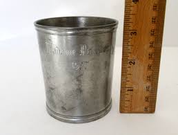 George Washington Camp Cup, Engraved Madame President 1977 ...