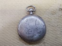 VINTAGE SWISS SILVER PLATED POCKET WATCH | eBay
