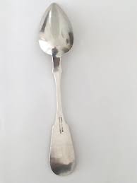 Theodore Dubosq Coin Silver Tablespoon - 8.875" - Struck Territorial Gold Coins | eBay UK