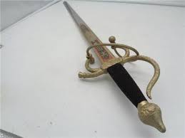 Vintage Steel Ornate Replica Rapier Sword Imperial City ...