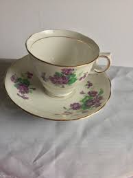 Colclough Bone China Tea Cup & Saucer Set Floral Gold Trim ...