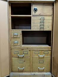 Vintage Cole Steel Metal Cabinet W/safe Inside