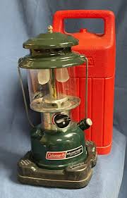 Vintage Coleman Adjustable Two Mantle Lantern 288A W/ carry ...