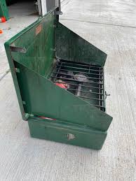 COLEMAN 2 BURNER CAMPING STOVE RED TANK MODEL 413E | eBay