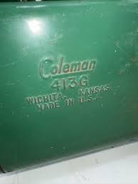 Vintage Coleman Model 413G 2 Burner Camp Stove 9 / 1969 BIG ONE | eBay