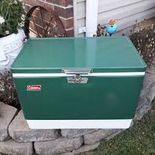 Vintage 1973 Coleman Green Ice Chest / Cooler W/ Tray - Etsy