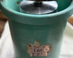 Vintage Ice Cream Freezer, Robin Egg Blue Kitchen Decor, Hand Crank Antique Freezer, Old Metal Ice Cream Maker Complete Ready to Ship - Etsy