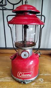 Vintage 1966 Coleman Red 200A Lantern W/bottom Accessory ...