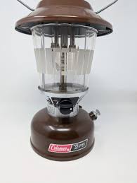 WITH FLUTED SHADE! 1979 Coleman 275 Dual Mantle Lantern ...