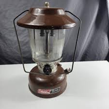 Vintage Brown Coleman 275 Lantern Complete With Picket Fence ...