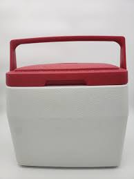 COLEMAN Personal 8 Cooler Ice Chest Red/White Camping ...