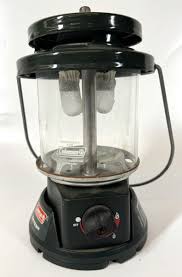 Coleman Model 5155 Compact Double Mantle Camp Propane Gas 10" Lantern Lamp | eBay